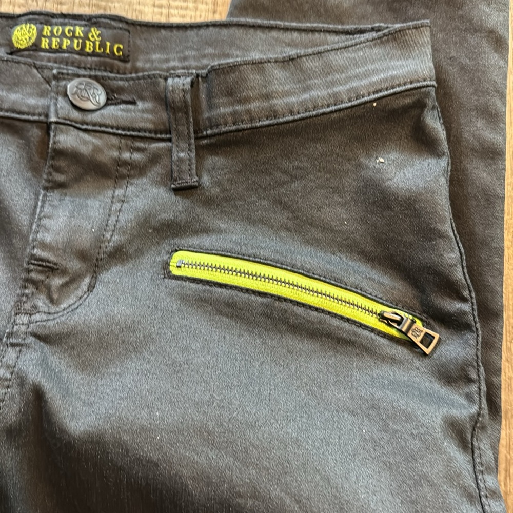 ROCK & REPUBLIC Banshee glow jeans-size 10 - Picture 7 of 13